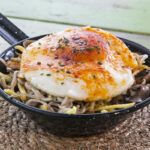 huevos con gula y setas de temporada 2 baixa